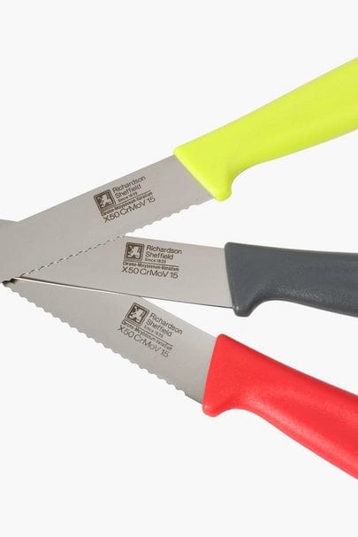 Richardson Sheffield 3 Piece Serrated Utility Knives Set