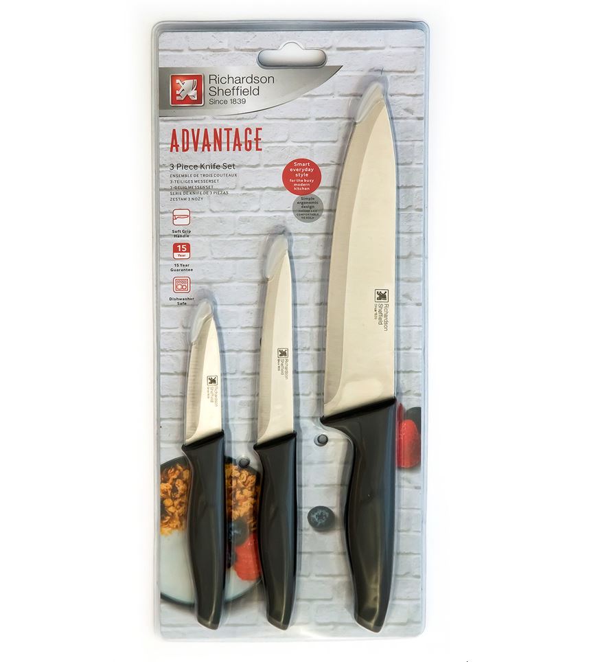 Richardson Sheffield Advantage 3 Piece Starter Knife Set