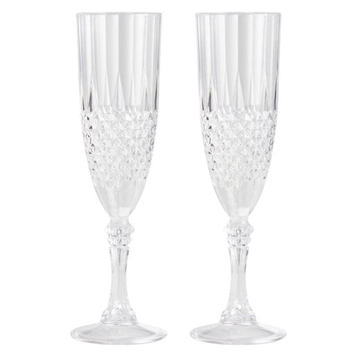 Roma Flute Glass 250ml - Set of 6