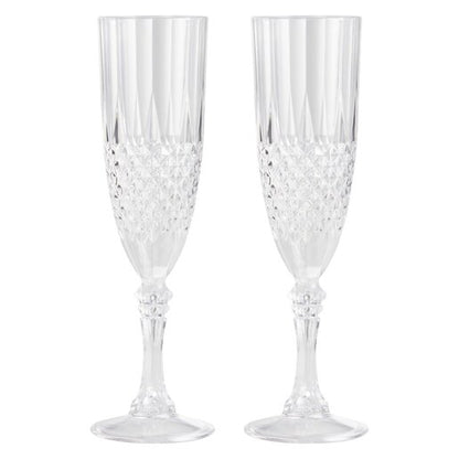 Roma Flute Glass 250ml - Set of 6