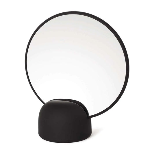 Round ABS Mirror Black