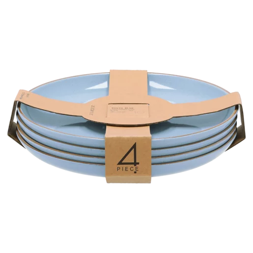 Rustic Blue Dinner Plates 26.3cm - 4 Pack