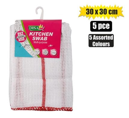 Waffle Swab 30x30cm 5 Pieces