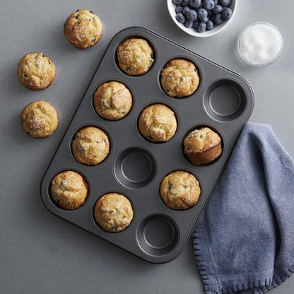 Salitanz 12 Cup Muffin Pan Non-stick