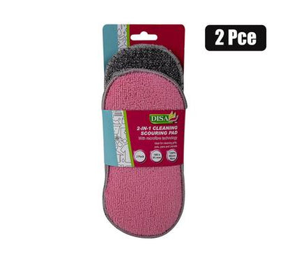 Scourer Microfibre 2-Pack