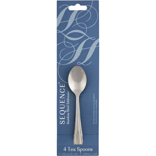 Sequence Tea Spoon Set - 4 Piece