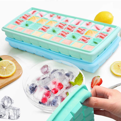 Silicone Ice Cube Tray 36 Cube 2 Piece