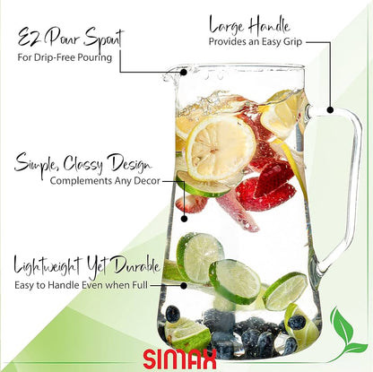 Simax Agra Glass Jug 2.5L