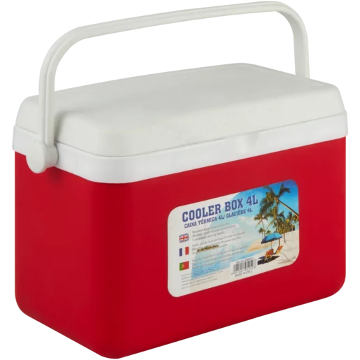 Small Red Cooler Box 4L