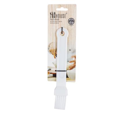 Square Pastry Brush With Plastic Handle White