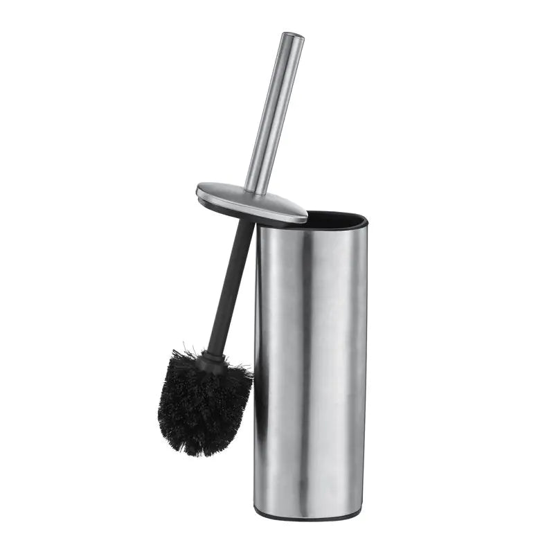 Square Toilet Brush Holder Set - Stainless Steel