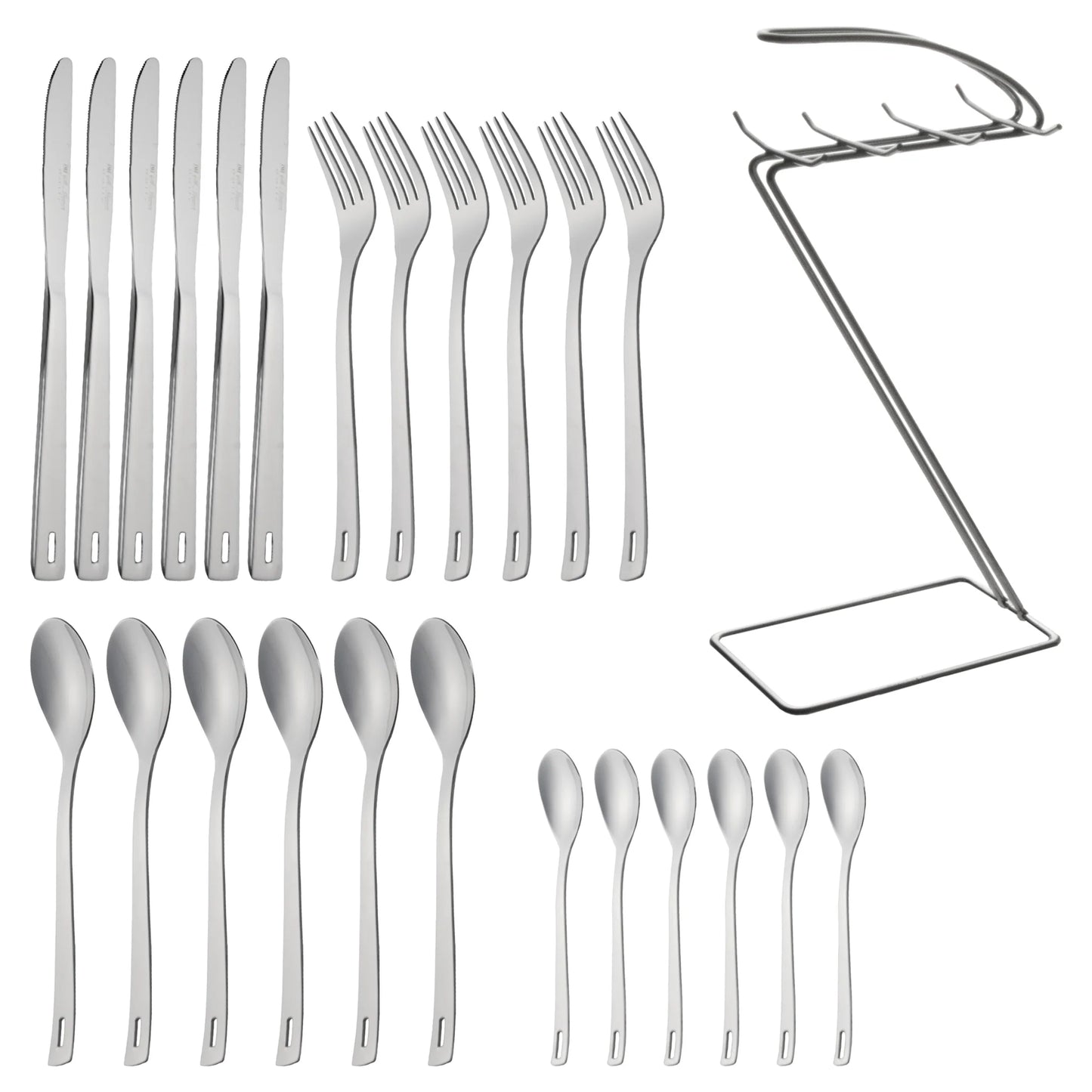 St. James Cutlery Daily 24 Piece Hanging Set