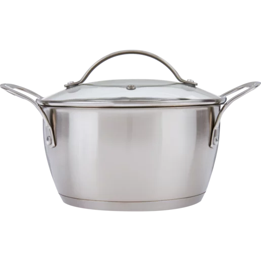 Stainless Steel Casserole with Lid 18cm