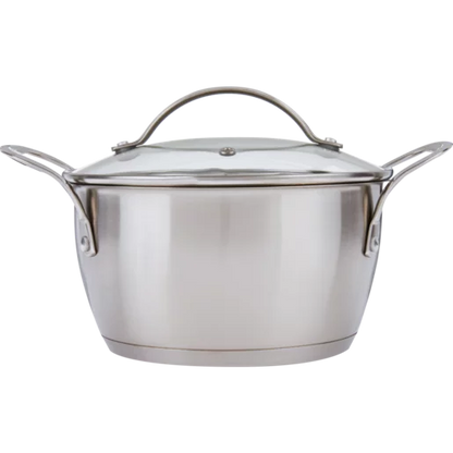 Stainless Steel Casserole with Lid 18cm