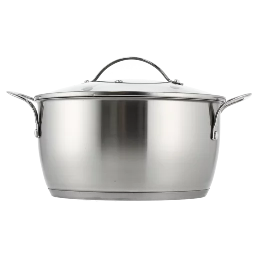 Stainless Steel Casserole with Lid 24cm