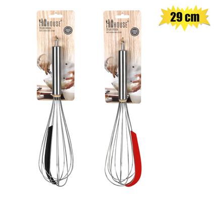 Stainless Steel Egg Whisk With Silicone Scraper