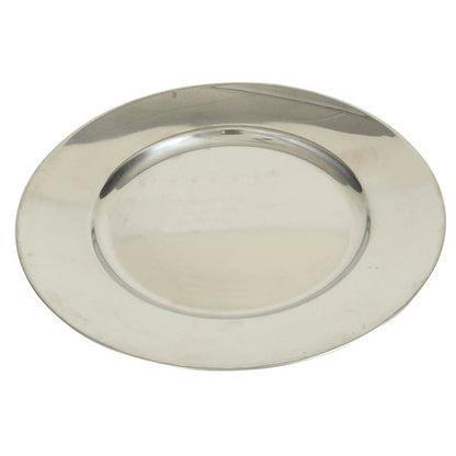 Stainless Steel Dinner Plate 25cm