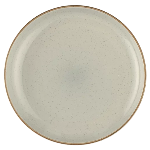 Stoneware Rustic Grey Dinner Plates - 4 Pack