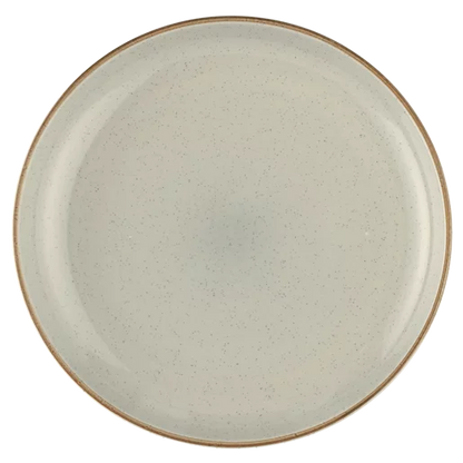 Stoneware Rustic Grey Dinner Plates - 4 Pack