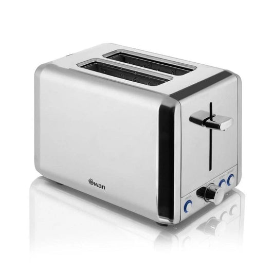 Swan Classic 2 Slice Polished Stainless Steel Toaster