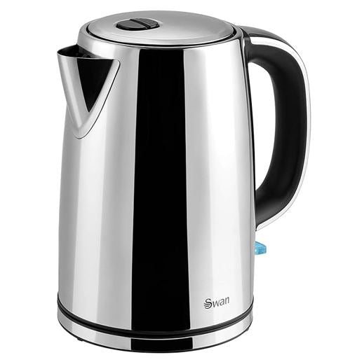 Swan Classic Polished Stainless Steel Cordless Kettle 1.7 Litre