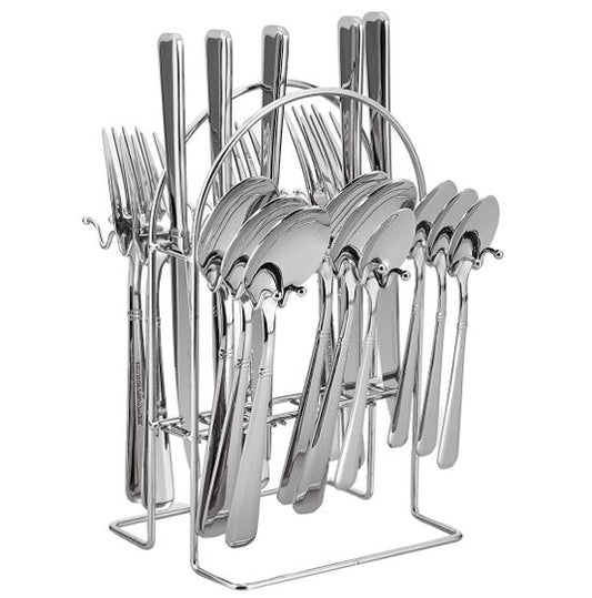 Totally Stainless Steel 24pc Cutlery Set