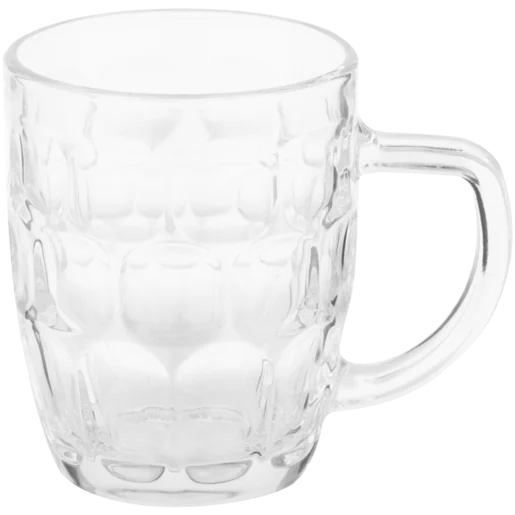 Traditional Glass Beer Mug 500ml