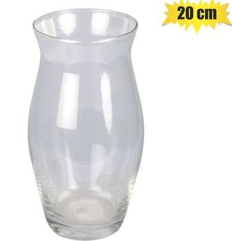 Vase Glass Amphora(20cm)