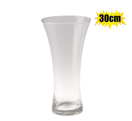 Vase Glass Florist Concave (30cm)