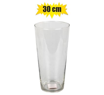 Vase Glass Florist Tapered (30cm)