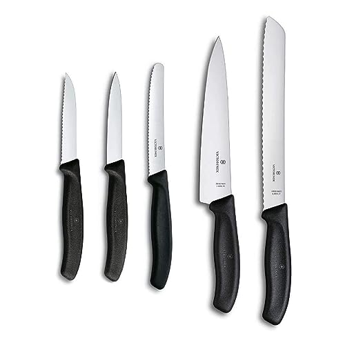 Victorinox Swiss Classic Kitchen Set 5 Pieces in Gift Box Black