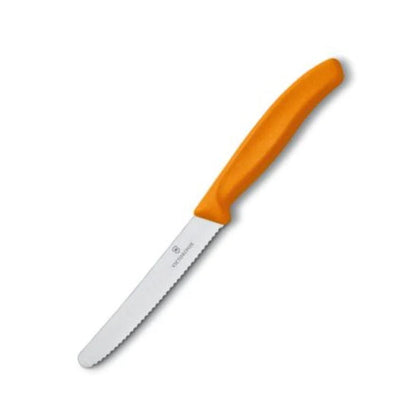 Victorinox Swiss Classic Tomato/Steak Knife Serrated Orange 11cm