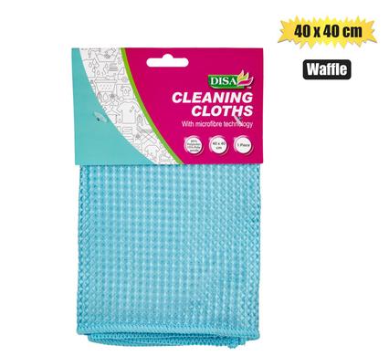 Waffle Microfibre Cloth 40x40cm 1 Piece