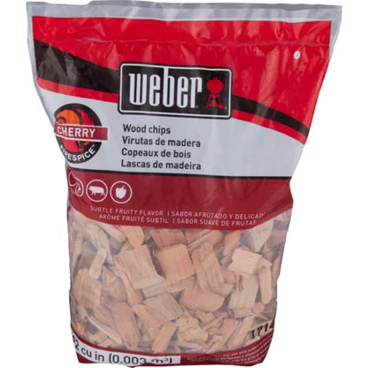 Weber Cherry Wood Chips 700g