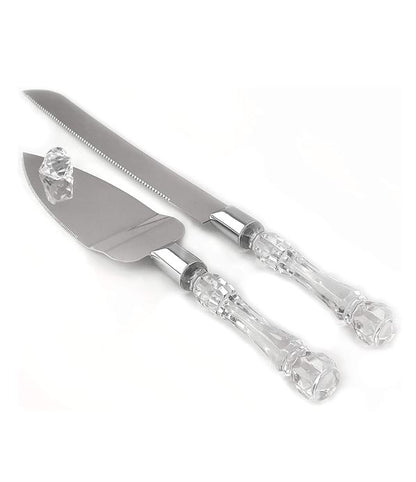 Wedding Cake Knife & Lifter Set - 25 & 30cm