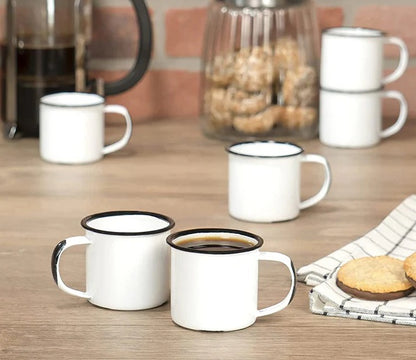 Coffee Mug White - Enamel