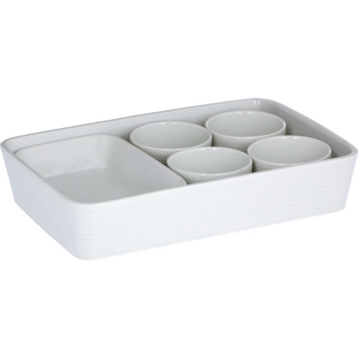 White Mayfair Ovenware Set 6 Piece