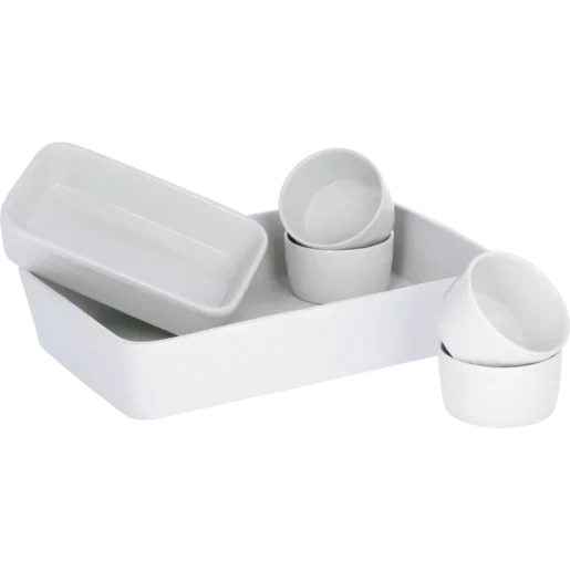 White Mayfair Ovenware Set 6 Piece