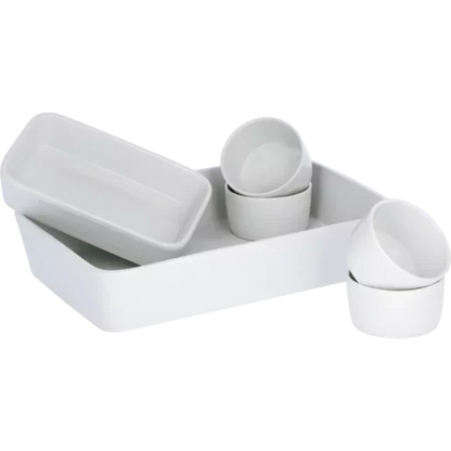 White Mayfair Ovenware Set 6 Piece