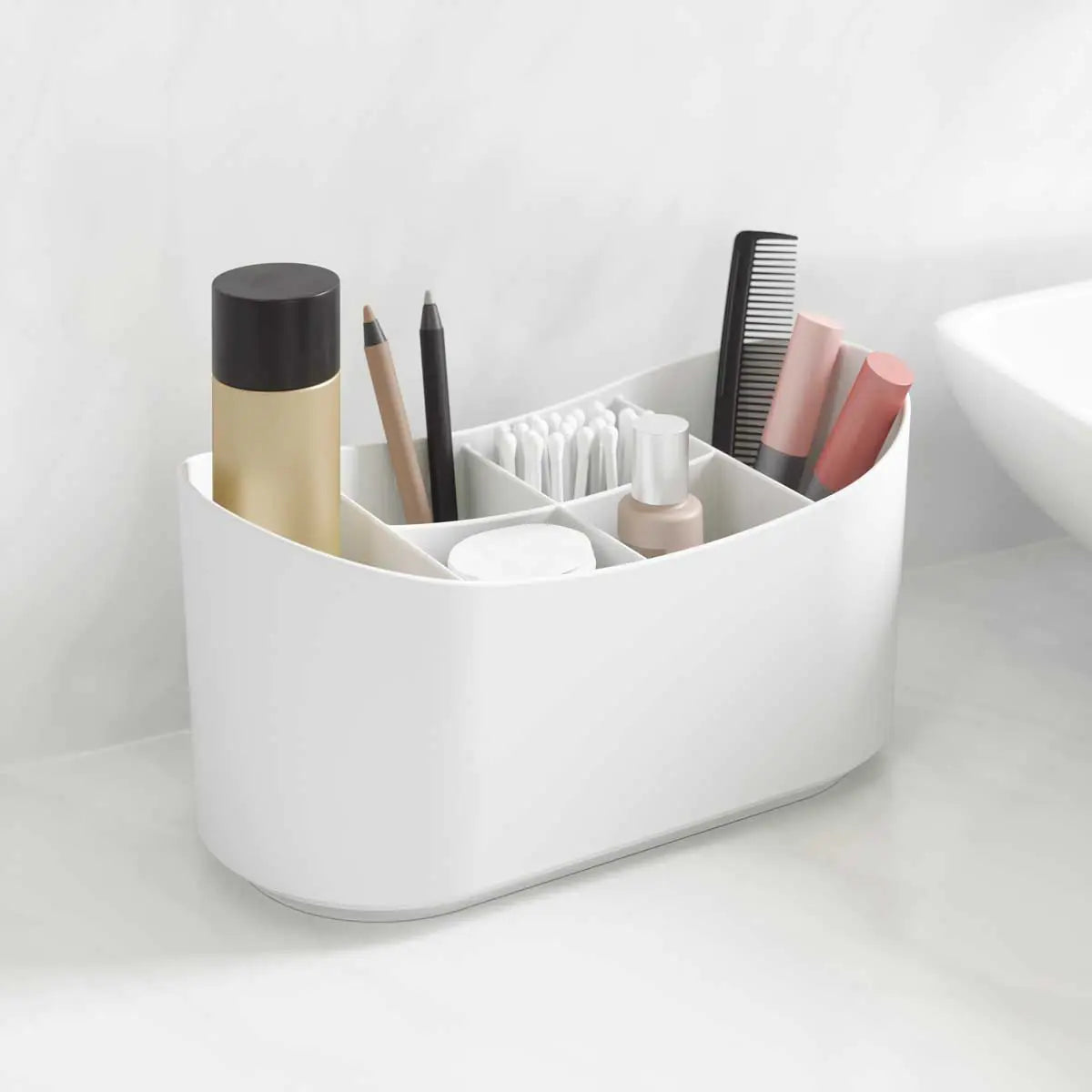 White Melamine Accessories Organiser