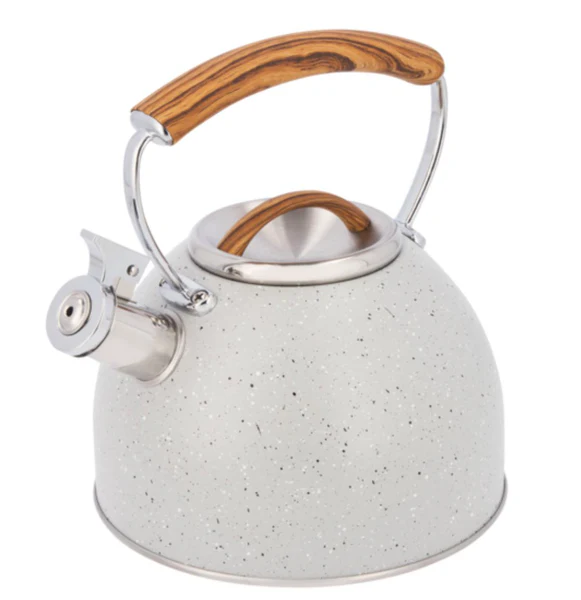 Woodgrain Whistling Kettle 3L