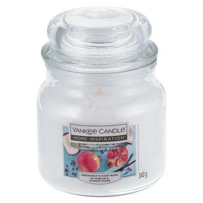 Yankee Medium Pomegranate & Coconut Candle Jar