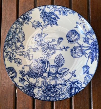 Blue & White Floral Dinner Plate 26.7cm