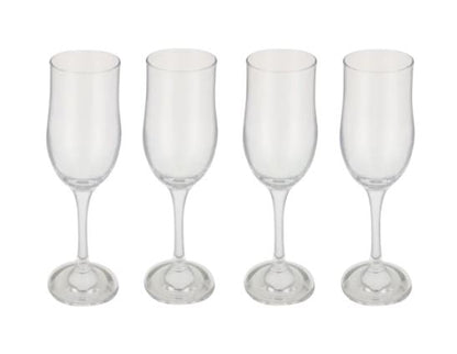 Blush Flute Glasses -  Set 4